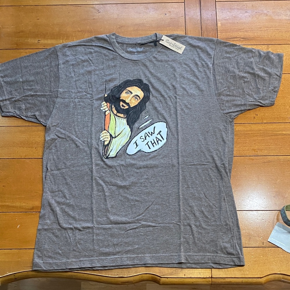 T-shirt Jesus theme. Funny. XL  NWT